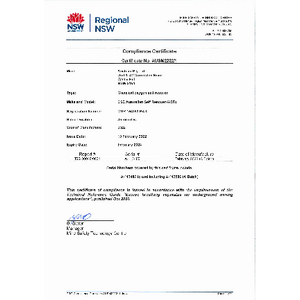 Certificate AUSM2222/1 (February)